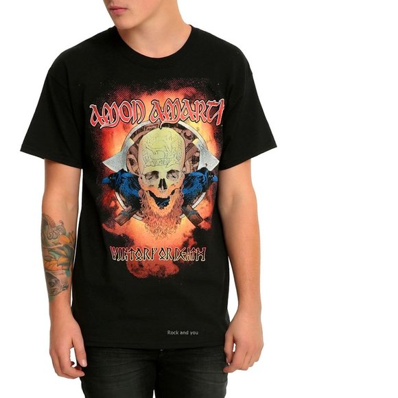 Amon Amarth Victory Or Death melodic death metal rock Official T-Shirt M NWT - Picture 2 of 5